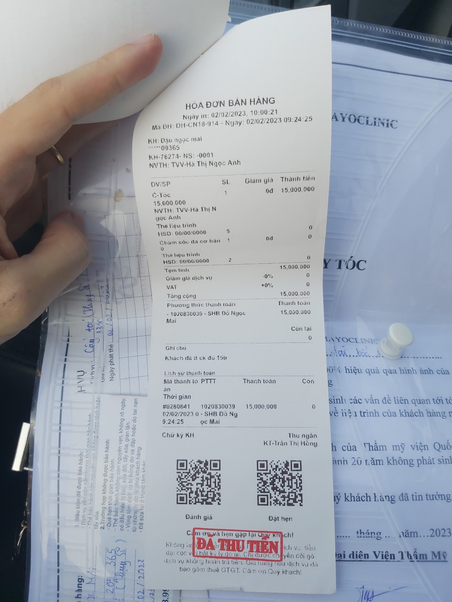 Khách hàng phải bỏ ra khoản tiền không nhỏ nhưng không nhận được kết quả như mong muốn. (Ảnh: NT) Khách hàng phải bỏ ra khoản tiền không nhỏ nhưng không nhận được kết quả như mong muốn. (Ảnh: NT)