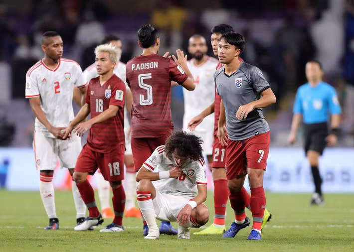 Thái Lan hòa UAE tại vòng bảng Asian Cup 2019