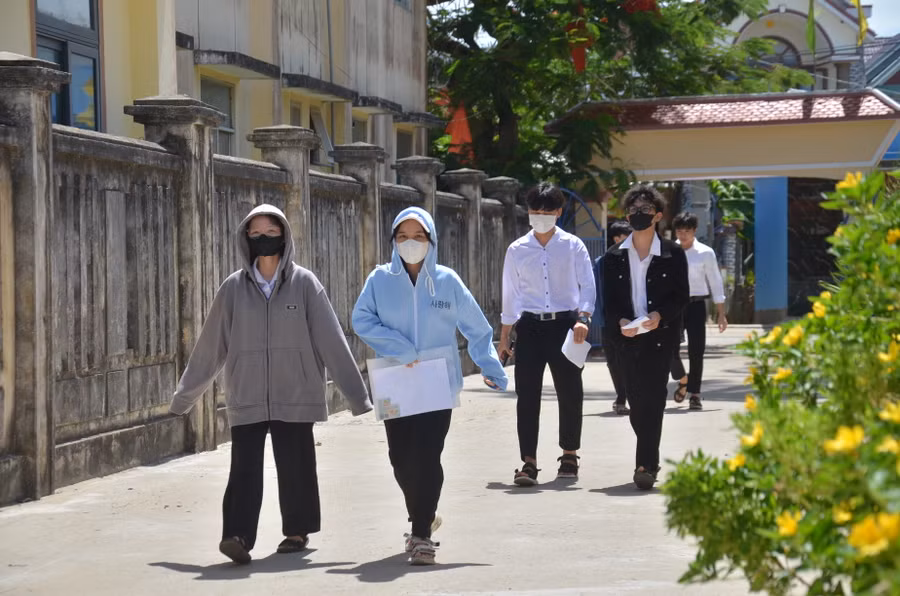 Điểm thi Trường THCS An Hải (Lý Sơn) sẽ có 12 phòng thi.