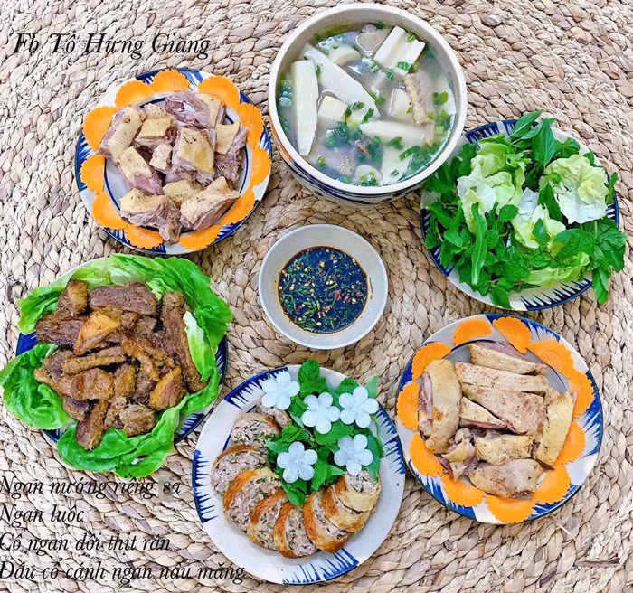 me dam goi y mam com 4 mon tu ngan ma an chang he thay ngan - 1