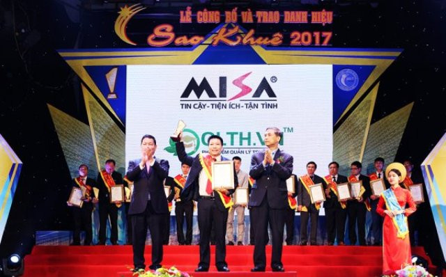 Phần mềm QLTH.VN là Phần mềm tiêu biểu nhận danh hiệu Sao Khuê 2017