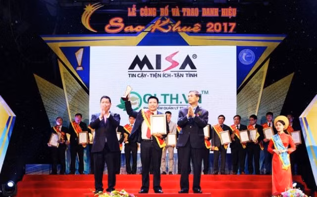 Phần mềm QLTH.VN là Phần mềm tiêu biểu nhận danh hiệu Sao Khuê 2017