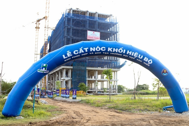 Trường ĐH Văn Hiến sắp sửa có thêmkhối cơ sở vật chất hiện đại được đưa vào sử dụng