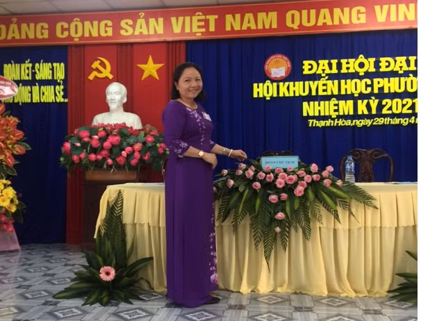 Nhà giáo Lê Thị Mười Ba, Hiệu trưởng Trường Mầm non Thạnh Hòa (quận Thốt Nốt)