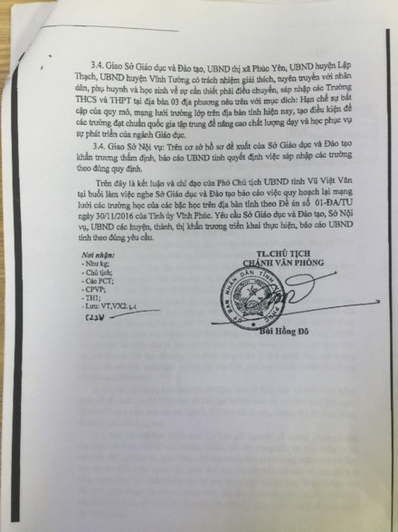 Vì sao UBND tỉnh Vĩnh Phúc kiên quyết “xóa sổ” ngôi trường 25 năm tuổi? (Kỳ 3) ảnh 5
