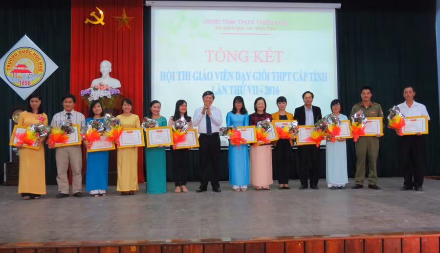  Có tổng số 13 Giáo viên đạt giải nhất trong hội thi lần này.