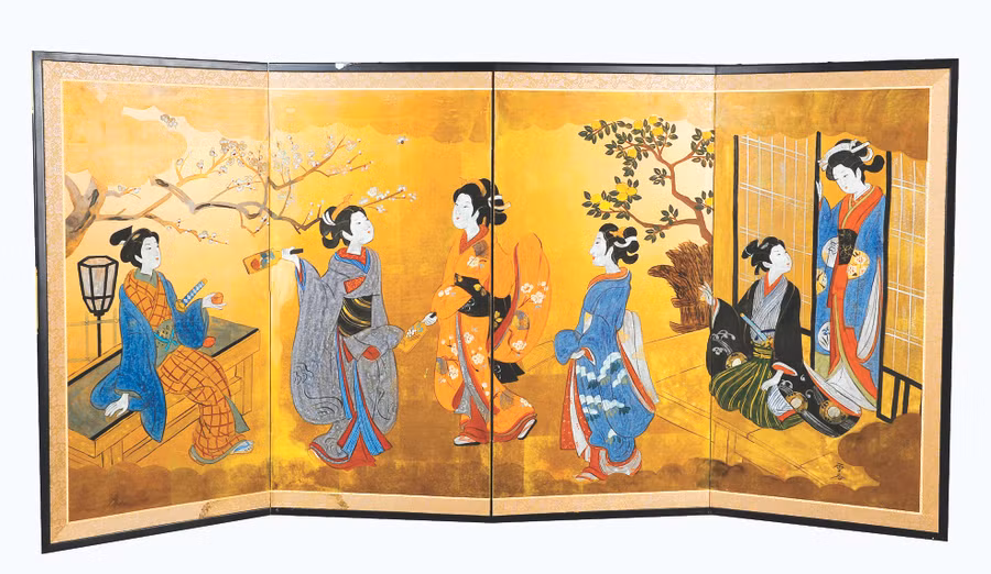 Trang nhã tường giấy Shoji