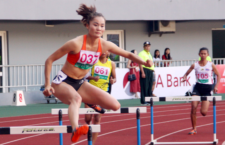 Quách Thị Lan - vận động viên giành 3 huy chương vàng tại Đại hội