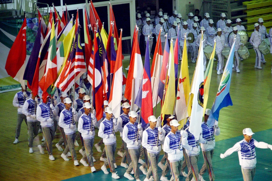 Quang cảnh lễ bế mạc 19th ASEAN University Games