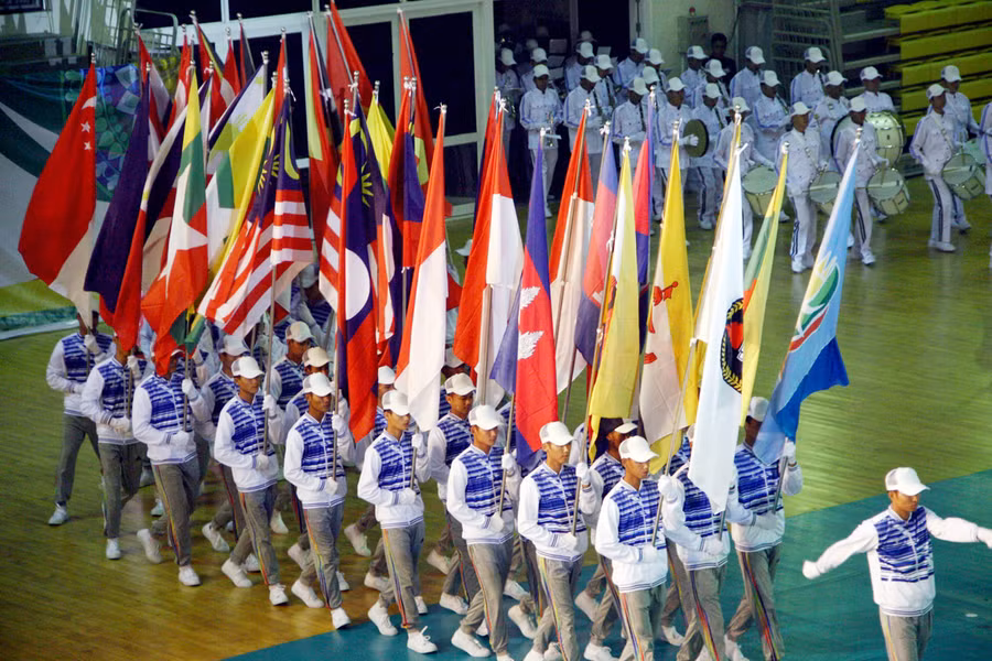 Quang cảnh lễ bế mạc 19th ASEAN University Games