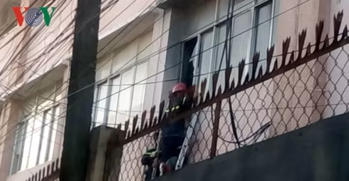 cháy bệnh viện, hơn 3 giờ mới khống chế ngọn lửa hình 1 chay benh vien, hon 3 gio moi khong che ngon lua hinh 1