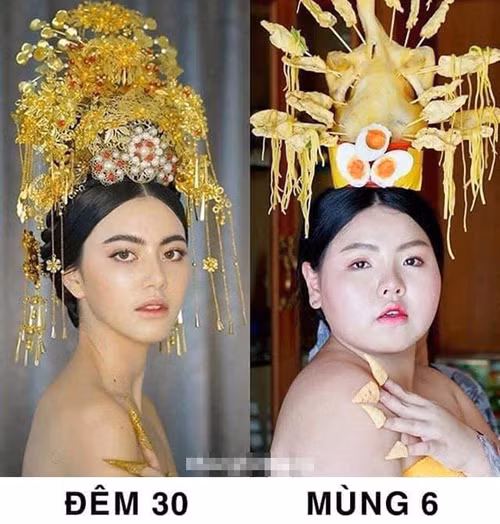 Sự khác nhau trước và sau Tết.