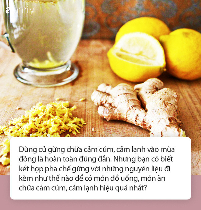 Mùa cảm cúm, cảm lạnh: Những món đồ uống, món ăn chữa bệnh siêu dễ từ củ gừng ai cũng nên dắt túi mùa ẩm ương - Ảnh 2. Mùa cảm cúm, cảm lạnh: Những món đồ uống, món ăn chữa bệnh siêu dễ từ củ gừng ai cũng nên dắt túi mùa ẩm ương - Ảnh 2.