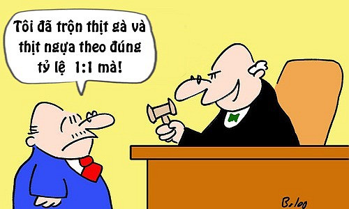 Trưa cười: Thẩm phán choáng váng với công thức bán thịt của bị cáo - Hình 1