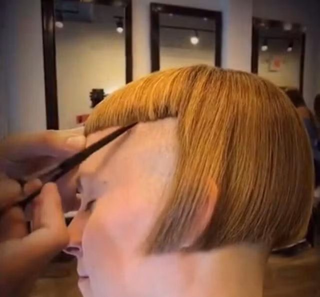 canh dan ong xon xang khi vo di cat toc ve hinh anh 5