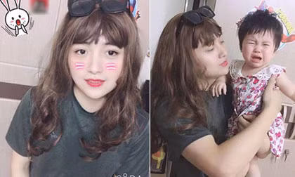 Mẹ đi vắng, ông bố giả gái xinh đẹp trông con và cái kết ngã ngửa