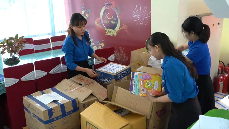 Tỉnh đoàn Quảng Ngãi kêu gọi được hàng nghìn đầu sách ủng hộ học sinh vùng khó khăn.