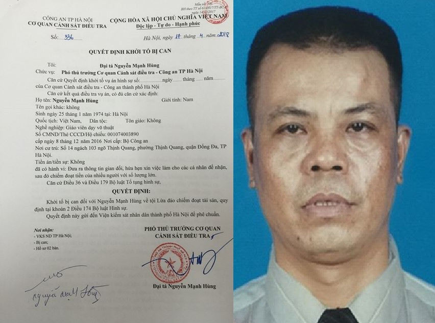 Một diễn viên phim “Người phán xử” bị khởi tố do lừa đảo xin việc