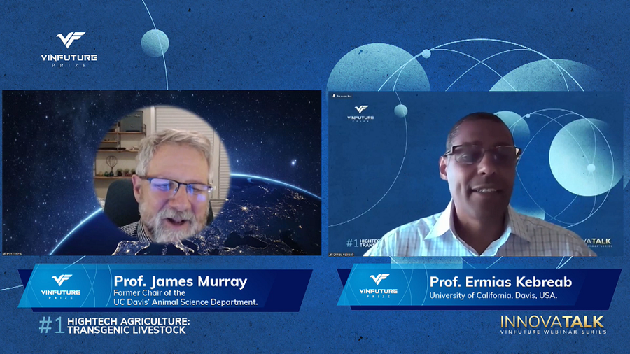 Các diễn giả tham dự buổi hội thảo đâu tiên với chủ đề "Nông nghiệp công nghệ cao: Biến đổi gien trong chăn nuôi". Các diễn giả tham dự buổi hội thảo đâu tiên với chủ đề "Nông nghiệp công nghệ cao: Biến đổi gien trong chăn nuôi".