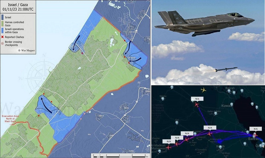 6 tiêm kích F-16 Mỹ lao qua Saudi chặn tên lửa Houthi đánh vào Israel