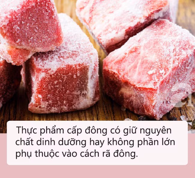 Cấp đông và rã đông thực phẩm: Nhiều bà nội trợ làm sai vô tình biến thực phẩm thành nguồn gây bệnh - Ảnh 3.