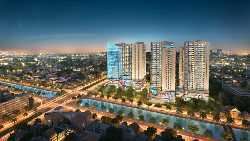  Dự án Hinode City được xem là biểu tượng mới của quận Hai Bà Trưng.