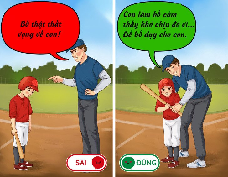 5 cau noi cua cha me co the gay hai cho con, hay dung cau thay the! - 6