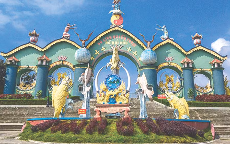 Từ công trình thủy lợi, hồ Núi Cốc trở thành điểm du lịch hấp dẫn