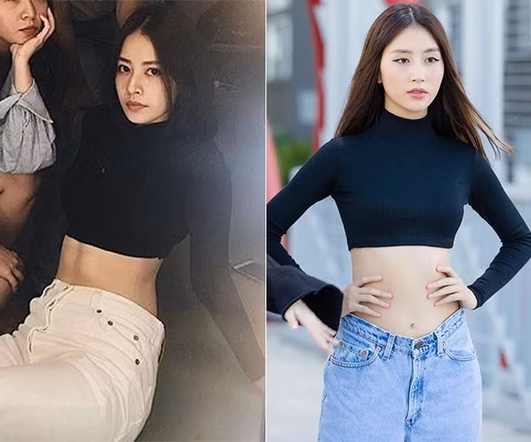 Cả Chi Pu và Quỳnh Anh Shyn đều có vóc dáng mảnh mai, vòng eo thon gọn, vì thế hai cô nàng thường xuyên diện croptop.&nbsp;Tuy mặc y hệt nhưng Chi Pu thường mang đến cảm giác đáng yêu, gợi cảm kiểu idol Hàn, trong khi đó Quỳnh Anh Shyn lại sắc sảo và hiện đại giống phương Tây.