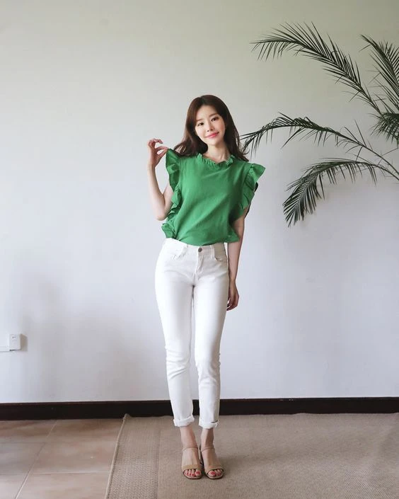 Bí quyết phối đồ với sắc xanh đẹp và chất như fashionista