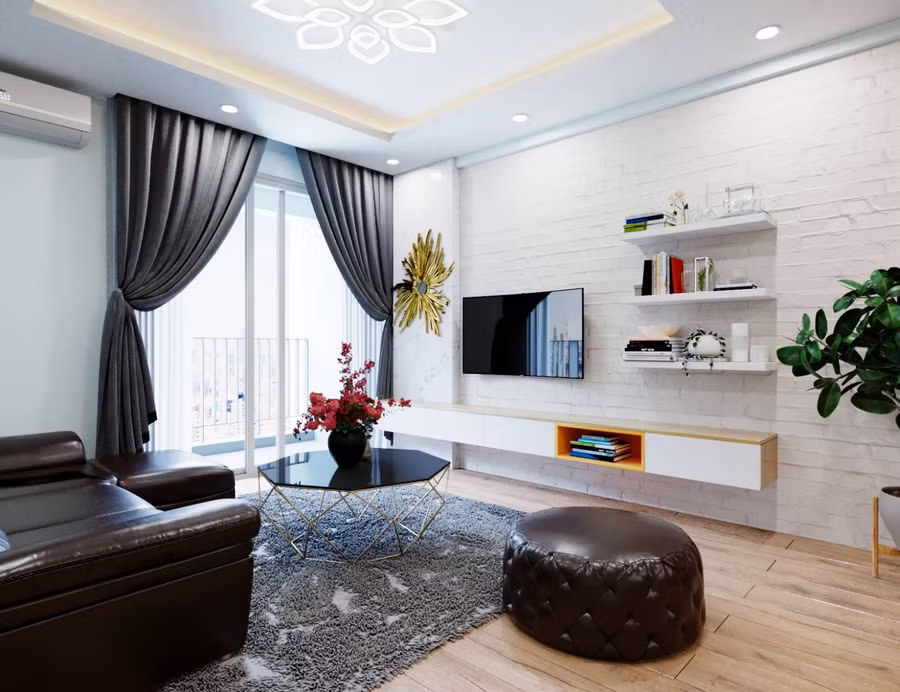 Cách bố trí phong thủy phòng khách thu hút tài lộc