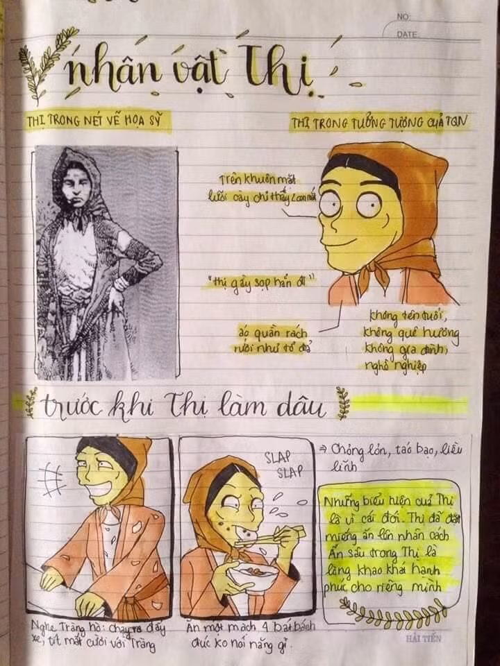 Đôi khi chỉ là những vệt màu được phối thế này cũng khiến cho bài học trở nên sinh động hơn nhiều rồi