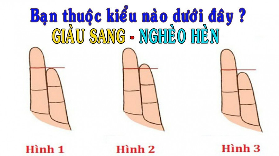 Chỉ 1 phút nhìn ngón tay út thấy ngay vận mệnh sang hèn