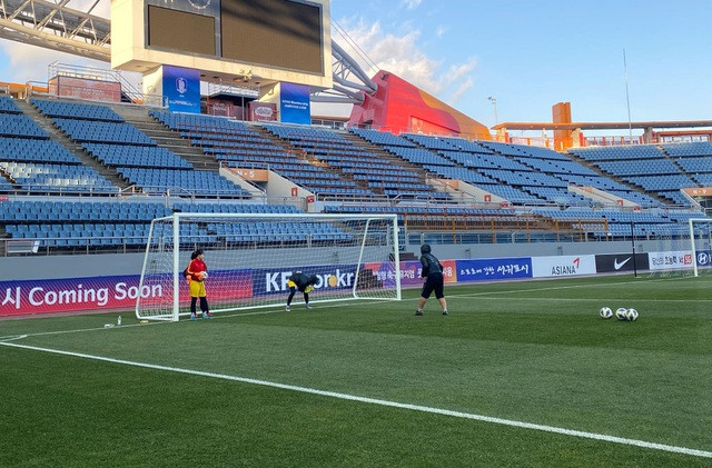 Jeju World Cup là sân bóng rất hiện đại.