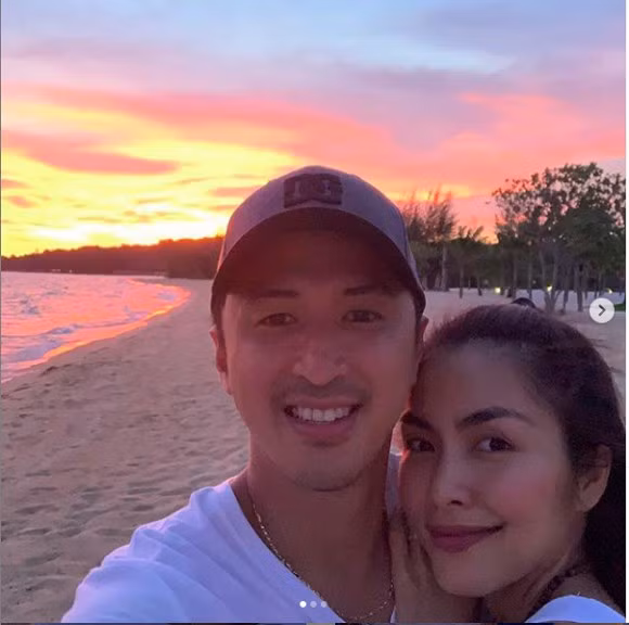 Chồng Tăng Thanh Hà phá lệ, lần đầu tiên khoe ảnh gia đình nghỉ lễ hạnh phúc