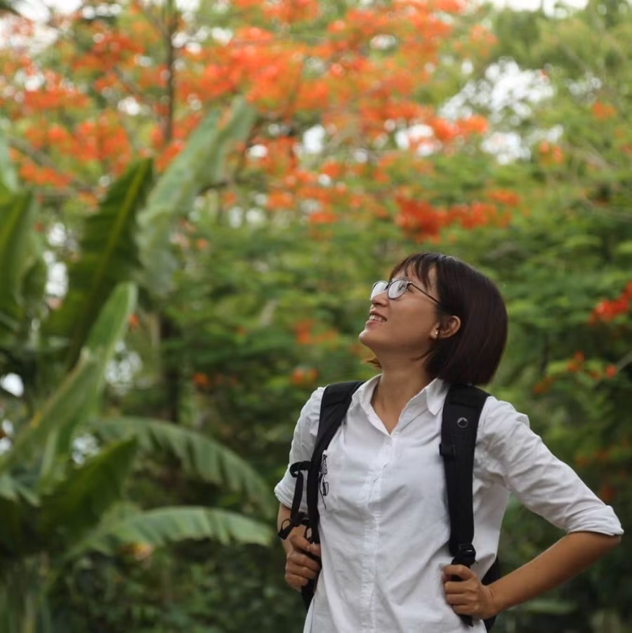 Phóng viên Lưu Thu Thảo, Đài Phát thanh và Truyền hình Hậu Giang (NVCC).