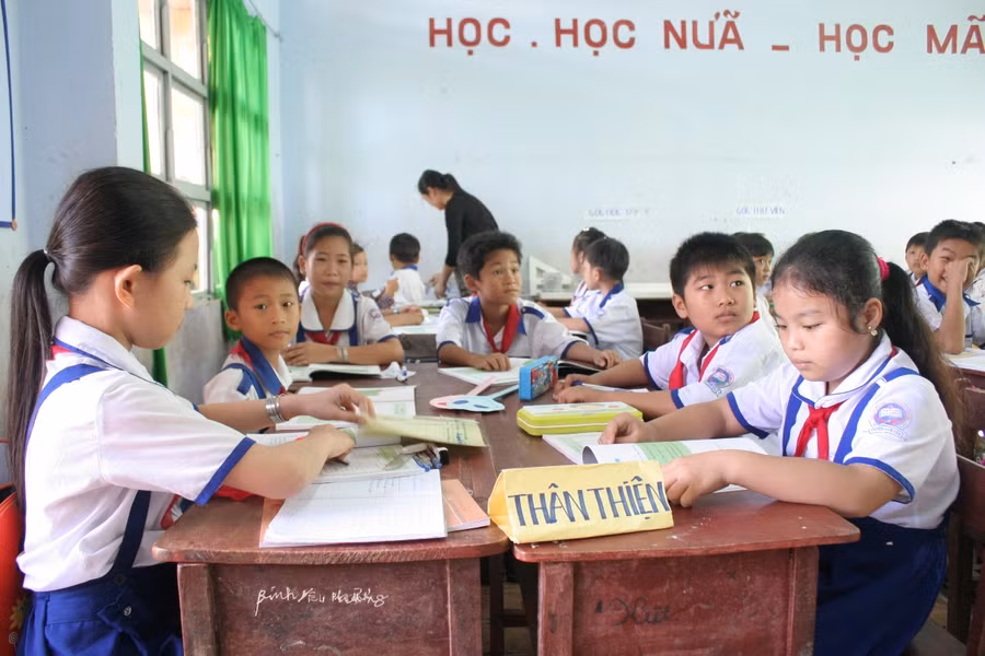 Bộ môn tiếng Anh, kiến thức mà các em học được sẽ được sử dụng trong suốt quá trình học tập.