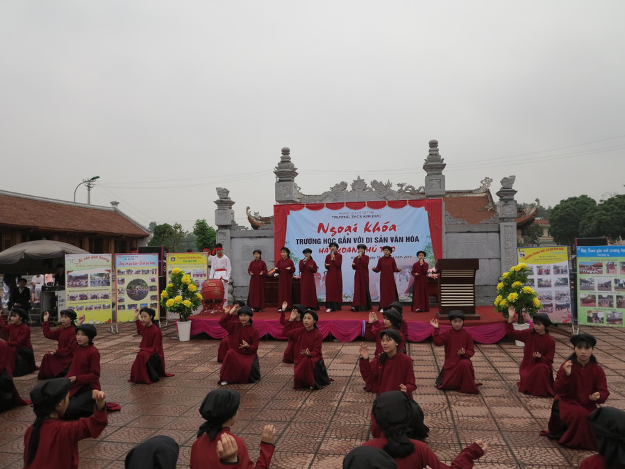 Phú Thọ: “Trường học gắn với di sản văn hóa Hát Xoan”