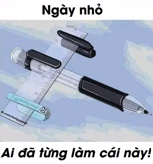 Máy bay tự chế của tuổi học trò.