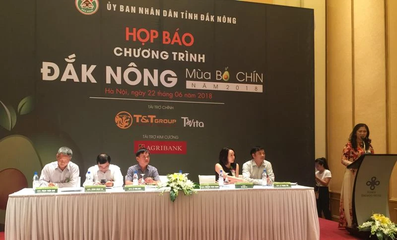 Họp báo giới thiệu chương trình “Đắk Nông – Mùa bơ chín”