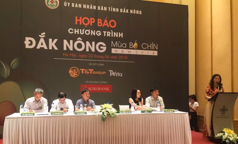 Họp báo giới thiệu chương trình “Đắk Nông – Mùa bơ chín”