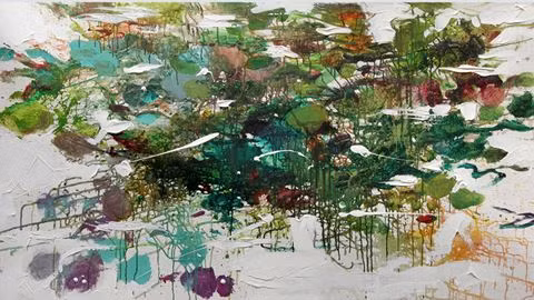 Tác phẩm "Đầm súng" của HS Hoàng Hải Anh