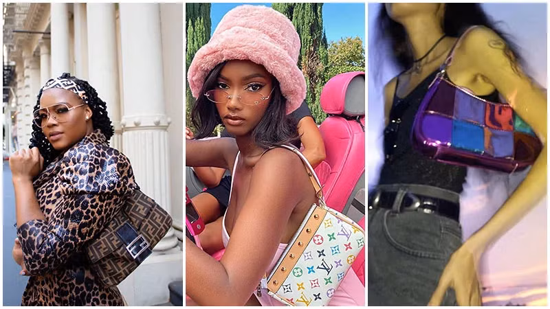 Những chiếc túi xách nhỏ là một biểu tượng thực sự của phong cách Y2K.