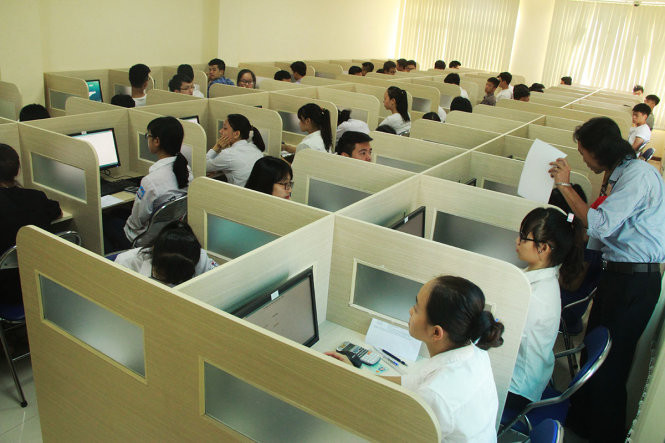 Thi đánh giá năng lực tại ĐHQGHN. Ảnh Internet Thi đánh giá năng lực tại ĐHQGHN. Ảnh Internet