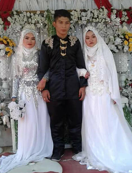 Lâm vào thế bí, chàng trai cưới hai cô dâu cùng lúc ảnh 1 Hôn nhân đa thê là hợp pháp ở các quốc gia Hồi giáo, tuy nhiên kết hôn cùng lúc hai vợ là rất hiếm xảy ra. Ảnh: Hmetro.