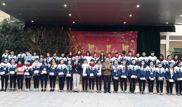 Tổng số tiền Trường THPT Cẩm Bình kêu gọi được lên tới 40 triệu đồng