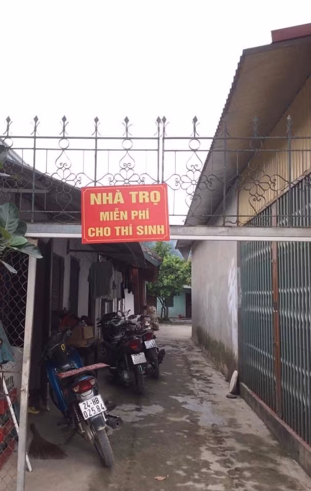 Nhiều chủ nhà trọ chủ động miễn phí cho thí sinh xa nhà.