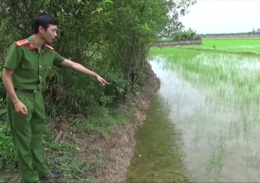 Vị trí nơi hai nạn nhân dẫm vào bẫy diệt điện diệt chuột. (Ảnh: CTV)