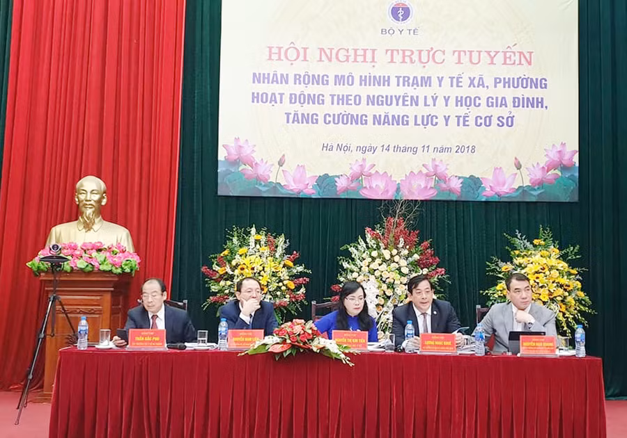 Hội nghị diễn ra với sự chủ trì của Bộ trưởng Bộ Y tế Nguyễn Thị Kim Tiến