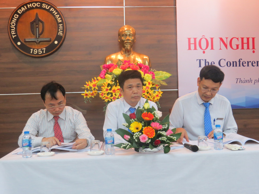 PGS.TS Nguyễn Đình Luyện - Phó Hiệu trưởng Trường ĐHSP Huế tham dự và phát biểu tại hội nghị PGS.TS Nguyễn Đình Luyện - Phó Hiệu trưởng Trường ĐHSP Huế tham dự và phát biểu tại hội nghị